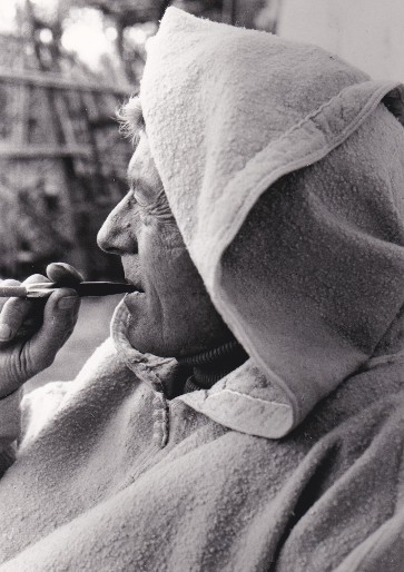 Paul Bowles in Tangier, Morocco, photo courtesy of Black Sparrow Press