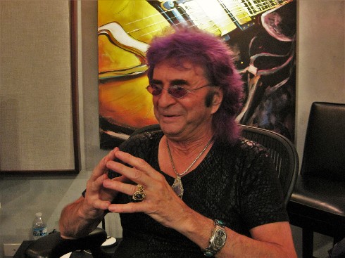 Jim Peterik in his recording studio